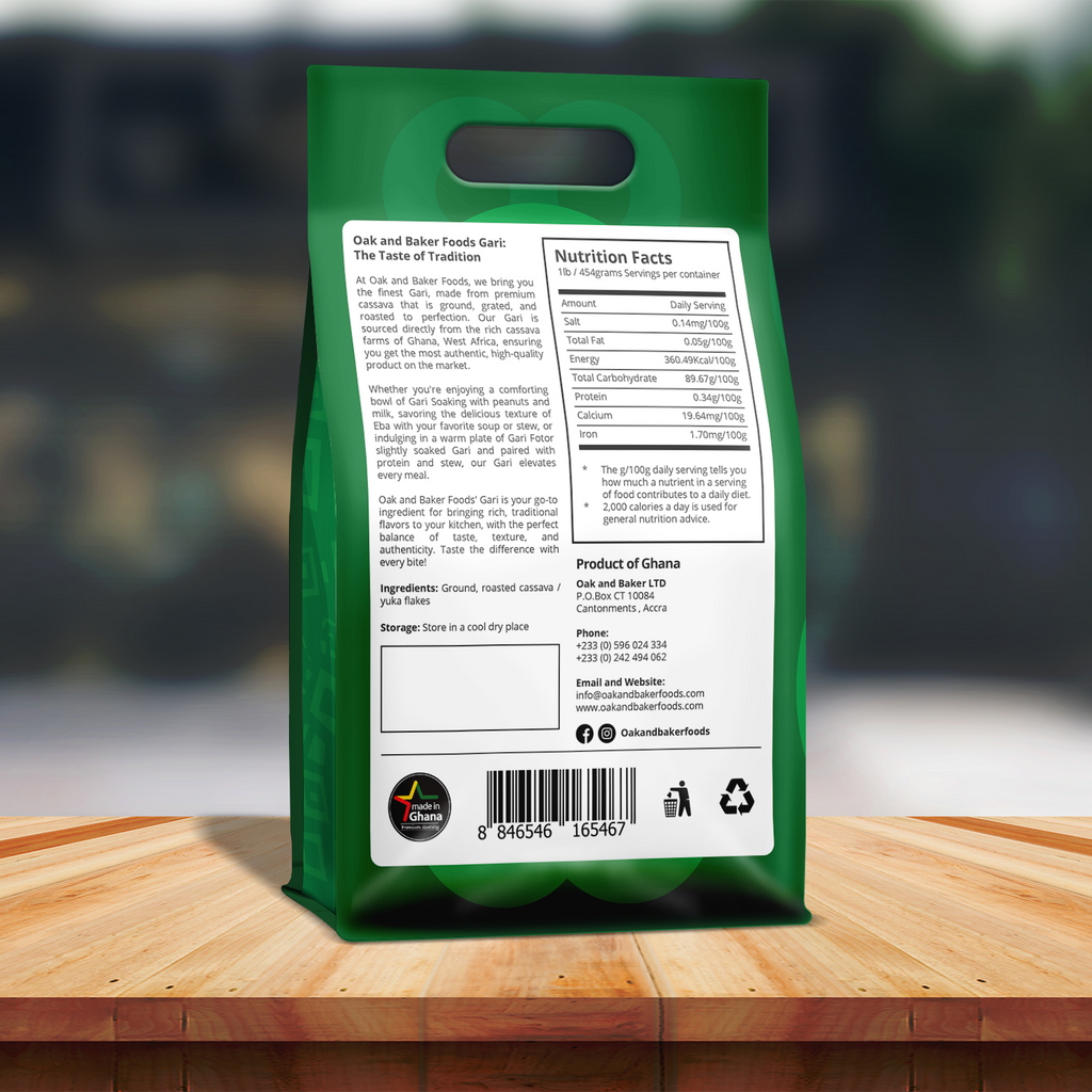 Oak and Baker Crispy Gari 1kg