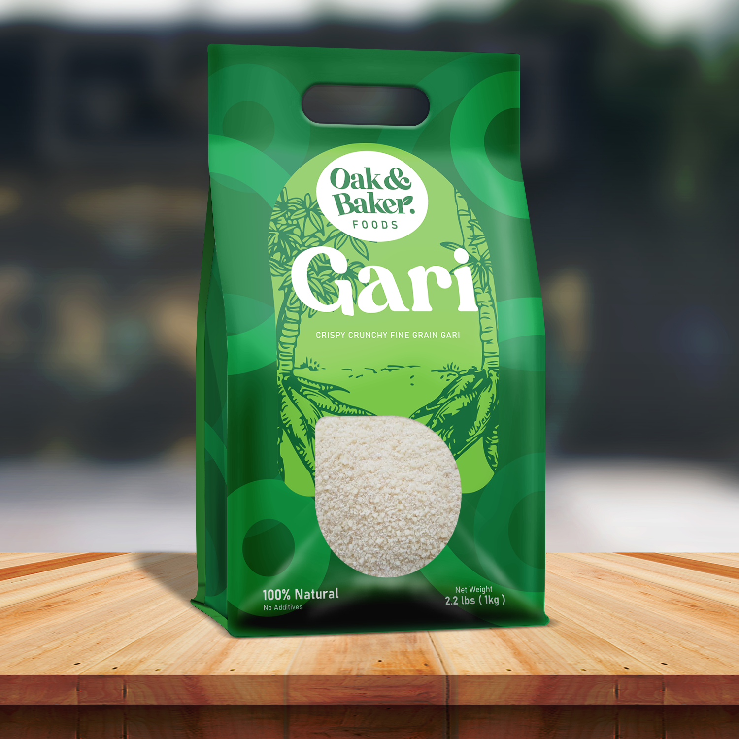 Oak and Baker Crispy Gari 1kg