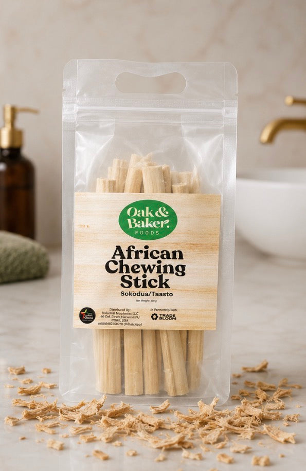 Oak and Baker African Chewing Stick (Sokodua/ Taasto)