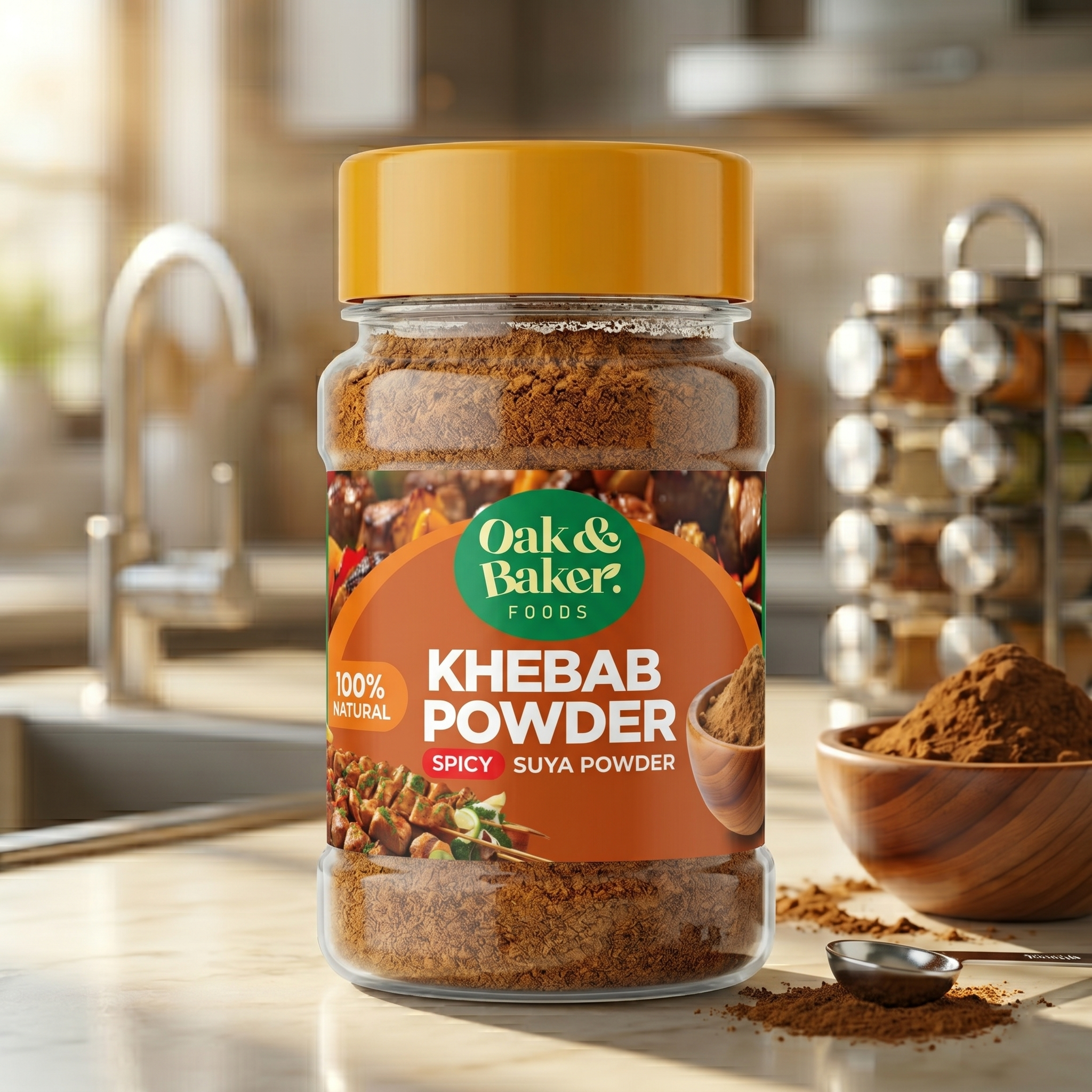 Oak and Baker Khebab Powder / Suya Spice (350g)